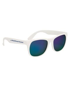 Rubberized Mirrored Sunglasses
