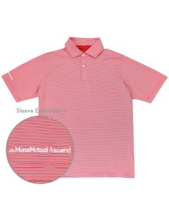 Fairway & Greene - USA Made Mini Stripe Tech Polo